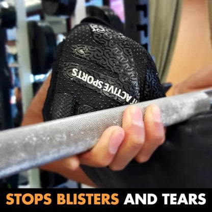 Gripper Weight Lifting Gloves with Wrist Wraps - Extra Grip & Padding for Lifting, Gym Workout, Cross Training Fitness, & Weightlifting. for Men & Women. No Calluses - size: X-Small