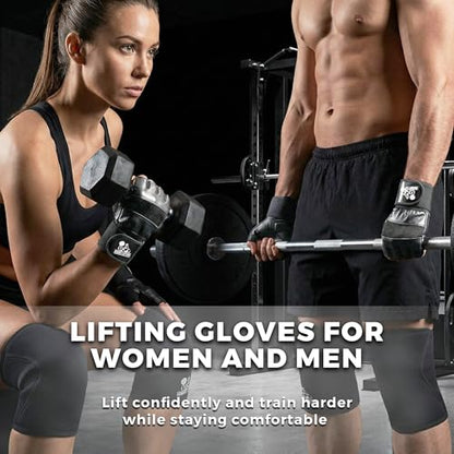Weight Lifting Gloves with 12" Wrist Wraps – Workout Gloves with Wrist Support for Men & Women, Cross Training, Powerlifting, Gym & Fitness Protection, Durable Grip & Comfort Fit - size: Small