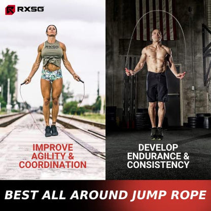 Jump Rope - Black Ops Ergonomic Handles with Trans Black Cable Buff 3.4 | Jump Smart Weighted Speed Rope for Sports & Fitness, MMA, HIIT, Cardio Workout - size: Small