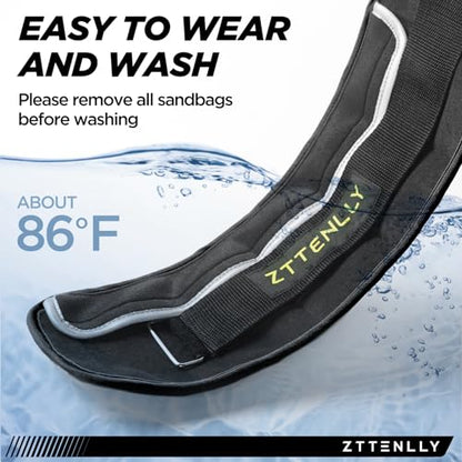 Adjustable Ankle Weights 1-5/10/15/20LBS Pair with Carry Bag - Breathable Fabrics, Reflective Trim - Strength Training Leg Wrist Arm Ankle Walking Weights Sets for Women Men Kids - color: Bright Yellow, size: 10 lbs Pair (5 lbs Each)