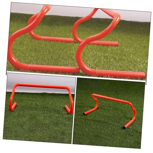 3pcs Detachable Agility Speed Training Hurdles PVC Portable Sports Equipment for Soccer Basketball Football Drills and Athlete Fitness
