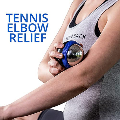 Body Back FSA Eligible Glacier Ball - Cryosphere Therapy Massage Roller Ball, Ice Roller Ball, Cold Ball for Plantar Fasciitis Relief with Removable Ice Roller for Face or Lacrosse Ball Rolling