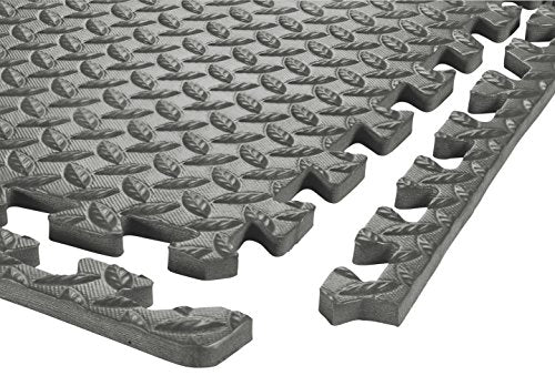 Sivan Health and Fitness Puzzle Exercise Mat EVA Foam Interlocking Tiles