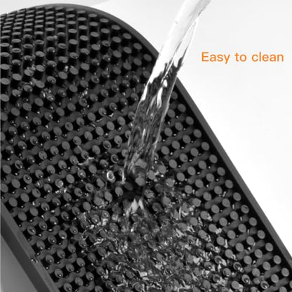 Rubber Service Bar Mat, Anti-slip12 x 6" Rubber Bar Spill Mat, 2 Pcs Premium PVC Pad for Kitchen, Restaurant, Countertop, Hotel, Beverages(2Pcs) - size: (12" x 6" -2Pcs)