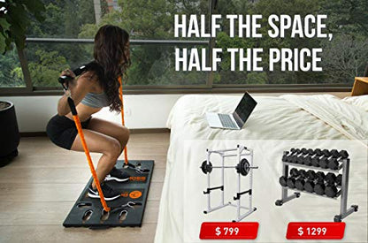 BodyBossBodyBoss Home Gym 2.0 - Full Portable Gym Home Workout Package,