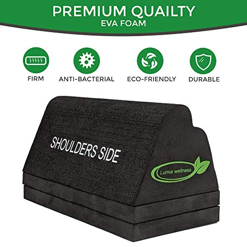 Cervical Orthotic Traction Block, Firm, Spinal & Neck Alignment, Cervical Traction Device & Neck Stretcher