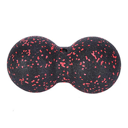 Peanut Massage Ball, 24x12cm Myofascial Release Acupoint Massage Deep Tissue Muscle Massage Back Leg Massage Roller Mobility Ball Double Ball for Daily Physical Therapy Yoga Therapy