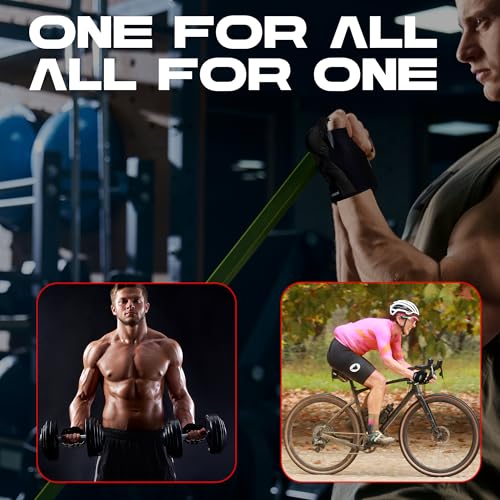 WESTWOOD FOX Weight Lifting Gloves for Men & Women– Breathable Workout Gloves with Thick Padding,Full Palm Protection,Non-Slip Grip,Shock Absorption Gym Gloves for Fitness & Cycling