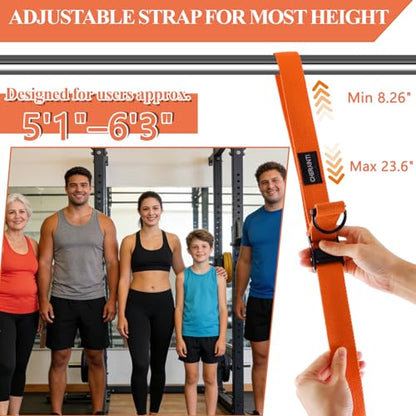 Pull Up Assistance Bands, 375lbs Heavy Duty Pullup Assist Band Set with 5 Resistance Bands, Adjustable Strap, Comfortable Foot/Knee Rest, Handles & Door Anchor for Home Gym Strength Training