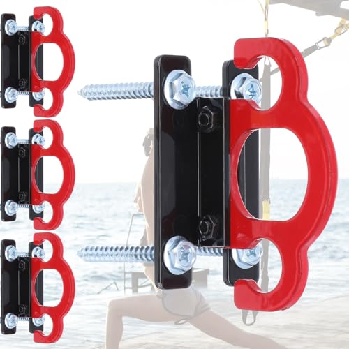 Resistance Band Wall Anchors,Workout Wall Mount Anchor,Band Wall Mounts Gym Anchor,Band Hooks, Space-Saving Wall-Mounted Clip for Home Gym Workouts,for Strength Training,Fitness,Physical Therapy