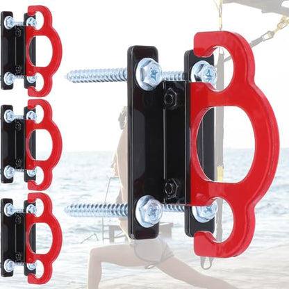 Resistance Band Wall Anchors,Workout Wall Mount Anchor,Band Wall Mounts Gym Anchor,Band Hooks, Space-Saving Wall-Mounted Clip for Home Gym Workouts,for Strength Training,Fitness,Physical Therapy