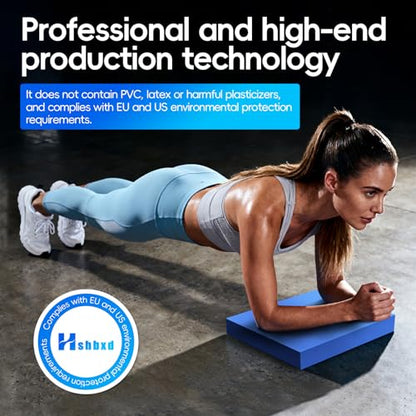 Professional Balance Pad, Nonslip Foam Exercise Balance Pad Cushion for Physical Therapy, Foam Balance Mat for Exercise, Yoga, Fitness, Stability Training and Stretching