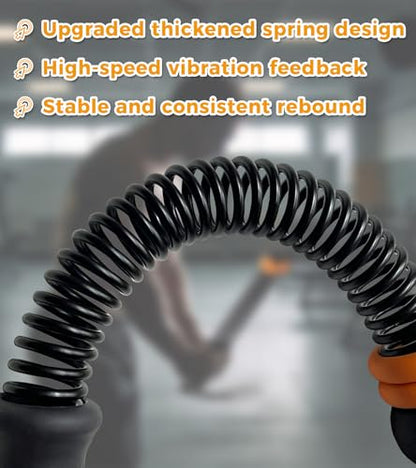 Ropeless Battle Ropes (2-Pack) for Home Gym, Adjustable Resistance Workout Ropes for HIIT, Cardio, Strength & Muscle Training, Low-Impact Exercise Equipment for Men & Women