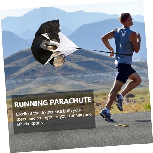 LIOOBO 2pcs Drag Parachute Soccer Parachute Resistance Parachute Running Parachute Exercise Machines Training