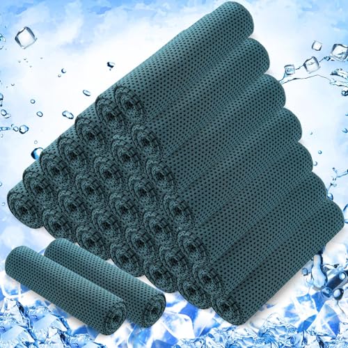 Hosuly 30 Pack Cooling Towels 40"x12" - color: Mist Blue