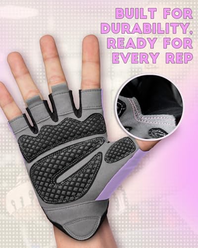 VINSGUIR Workout Gloves for Men and Women, Weight Lifting Gloves with Excellent Grip, Lightweight Gym Gloves for Weightlifting, Cycling, Exercise, Crosstraining, Pull ups, Fitness, Climbing and Rowing