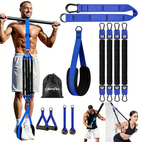 Pull Up Assist Bands Set of 4 Bands 300 Lbs - color: Blue
