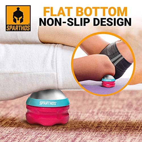 Sparthos Cold Ice Massage Roller Ball, Cryosphere Massager -Pink-70mm - color: Wild Pink, style: 70mm (Pack of 1)