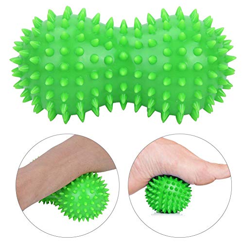 Massage Balls,Pvc Peanut Massage Balls Foot Back Shoulder,Foot Massager,Plantar Fasciitis & All Over Body Deep Tissue Muscle Therapy For Strength Exercise/Relax (1#)