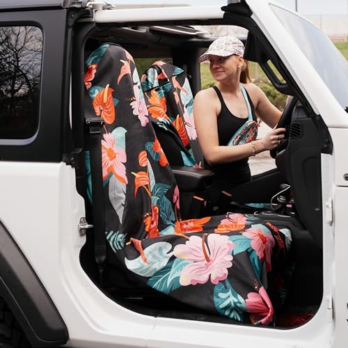 Sprints Athletic Running Towel, Full-Sized, Car Seat Cover - Performance Microfiber (Moonrise in Maui) - color: Moonrise in Maui