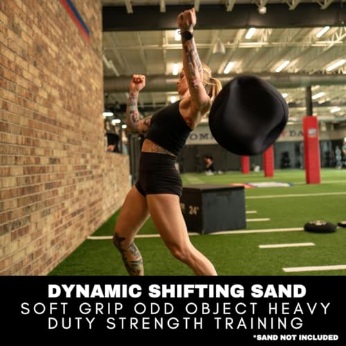 HYPERWEAR Boulder Strongman Sandbag, Heavy-Duty Neoprene Workout Bag for Strength & Full-Body Training (50–200 lbs)
