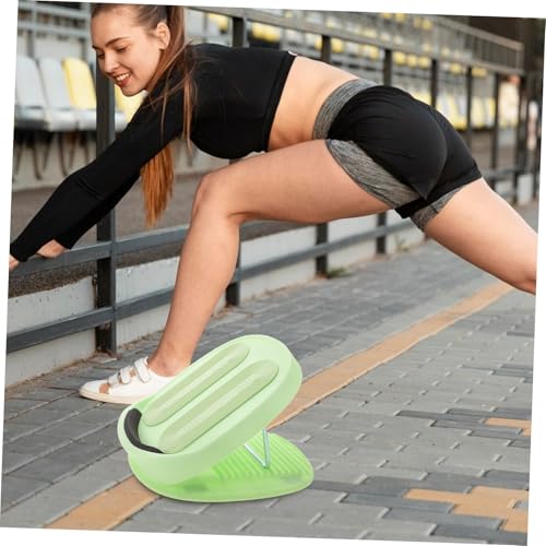 LIOOBO Incline Foot Stretch Board Adjustable Gear Calf Stretching Tool for Enhanced Ankle Mobility Foldable Plastic Legboard for Home Use Professional Training Mint Green