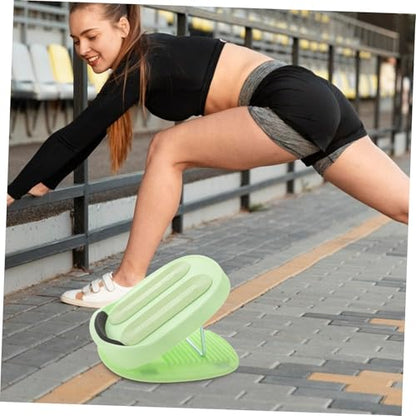LIOOBO Incline Foot Stretch Board Adjustable Gear Calf Stretching Tool for Enhanced Ankle Mobility Foldable Plastic Legboard for Home Use Professional Training Mint Green