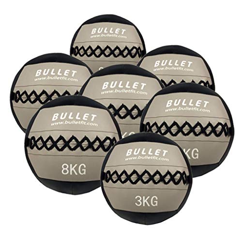 Wall Balls - Soft Medicine Ball for Core Exercises Ideal for Squats, Lunges, Partner Toss, Slam （2KG,3KG,4KG,5KG,6KG,8KG,10KG） (9kg 3KG) - size: 3KG