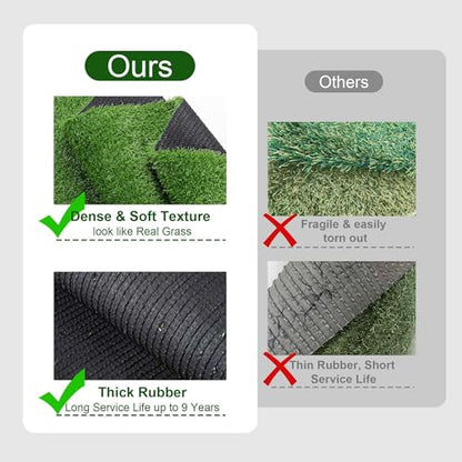 Yescom Sports Sled Strips Turf Gym Turf Flooring for Weight Sled Push Gym - size: 0.8"H-3'x33'(100Sq.Ft)