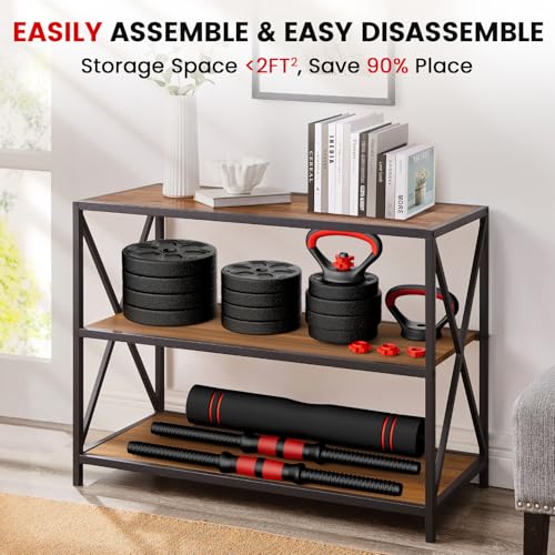 Adjustable Dumbbell Set, 20/33/45/70/90lbs Free Weight Set with Connector, 4 in1 Dumbbells Set Used as Barbell, Kettlebells, Push up Stand, Weight Set for Home Gym Suitable Men/Women - color: 45LB (22.5LB Pair)