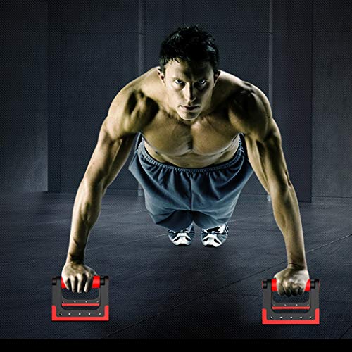 Non-Slip Foldable Pushup Handles Bar Stands with Padded, Great for Push-up Workout