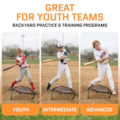 Volleyball Rebounder Net, Soccer Rebounder, Lacrosse Rebounder, Baseball Rebounder Net | Improve Pitching and Fielding Training, Spiking, Passing and Shooting Skills - color: Baseball Rebounder