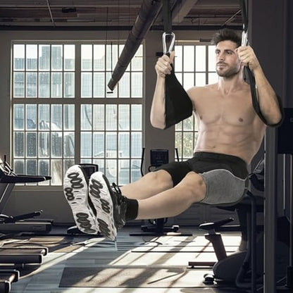Hanging Ab Straps for Pull Up Bar,Premium Fitness Padded Arm Supports For Core Strength & Abdominal Training,Pull Up Straps,Ab Sling Straps, Workout Straps,For Bodyweight Exercises
