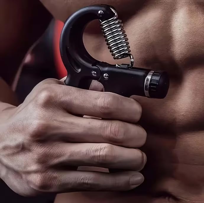 Twister Arm Trainer & Hand Grip Strengthener Set 6-in-1 - Adjustable Forearm Trainer, Chest Expander, Finger Exerciser - Upper Body Workout Equipment for Home Strength Training
