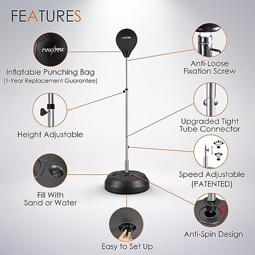 Speed-Adjustable Freestanding Reflex Bag Kit