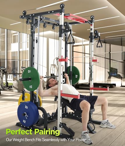 Heavy Duty Weight Bench 1000LB Capacity, Adjustable FID Workout Bench Weight Lifting, Bench Press for Gym and Home Gym