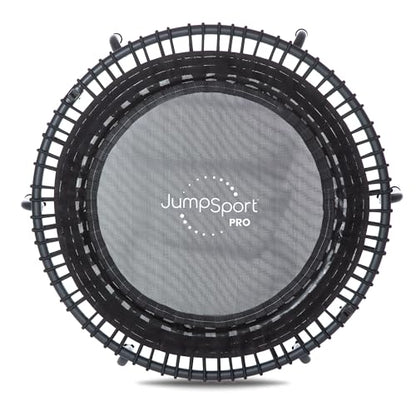 JumpSport 44" PRO Fitness Trampoline Model 530, Professional Rebounder, Adjustable Bounce, Elastic Cord System, 3-Piece Frame, Large Jump Surface, Low-Impact Cardio & Strength Training, 325lb Capacity