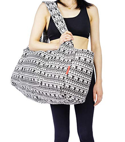 Aozora Yoga Mat Bag Large Yoga Mat Tote Sling Carrier with Pockets Fits Mats with Multi-Functional Storage Pockets Light and Durable