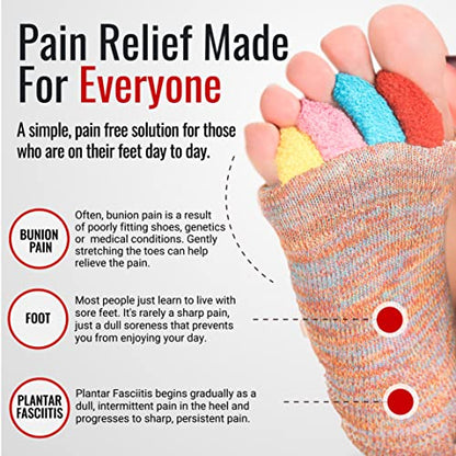 Charcoal Socks (Medium) and Peanut Ball Foot Massager - Plantar Fasciitis Relief - color: Charcoal, size: Medium