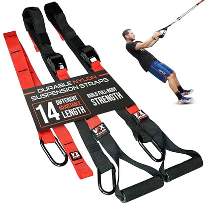 Valor Fitness Suspension Training Straps, Full Body Trainer for Home Gym