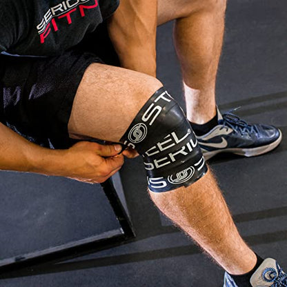Serious Steel Mobility & Recovery (Floss) Bands |Compression Band | Tack & Flossing Band (7' L x 2" W) - color: Pair - Black