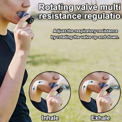 High-Resistance Performance Trainer for Athletes - Adjustable Resistance Mouthpiece for Strength Training & Vitality - Compact Fitness Accessory