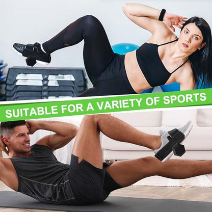 Dumbbell Foot Attachment- Adjustable Ankle Weights Strap for Leg Workouts, Home Gym Equipment - Perfect for Hamstring Curl, Shin Splint Relief, Monkey Feet Weight Lifting - Leg Weights for Men & Women - size: 7*9
