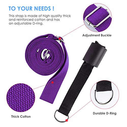 Leg Stretcher, Door Flexibility & Stretching Leg Strap - Great for Ballet Cheer Dance Gymnastics or Any Sport Leg Stretcher Door Flexibility Trainer Premium Stretching Equipment