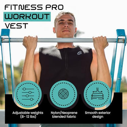 Challenge Weighted Workoutwear 8lb weighted vest