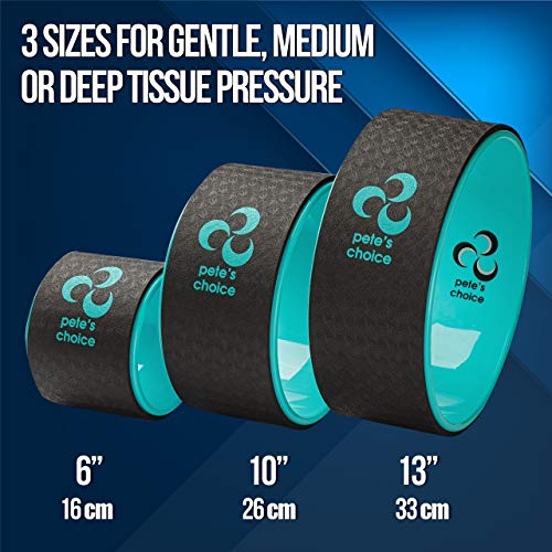 Yoga Wheel 3 Pack - Lose Weight, Get in Shape and Get Fit. Three pack Yoga Wheel Set. Home Exercise and Workout. Improve Posture