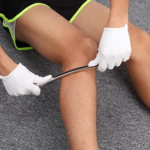 Gua Sha Scraping Massage Tool, Long Bar for Large Muscles, Great Soft Tissue Mobilization, 13.5 inch Long (C) - style: Slim Style