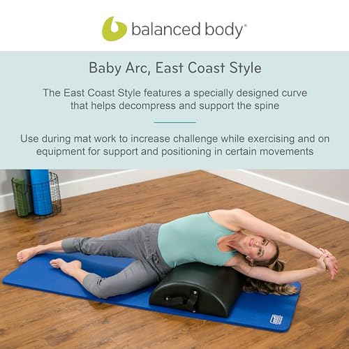Balanced Body Baby Arc, East Coast Style, Pilates Tool, Spine Corrector, Back Stretcher, Workout Equipment and Physical Therapy Arch for Home, Gym, or Studio