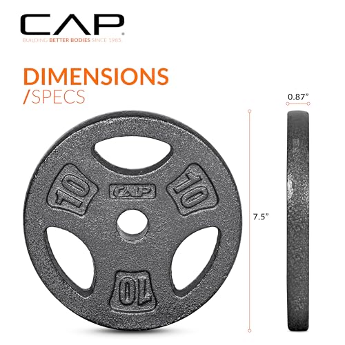 CAP Barbell Standard 1-Inch Grip Weight Plates