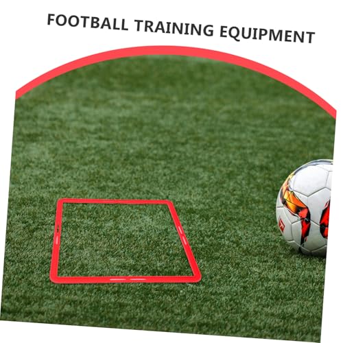 YARNOW 6pcs Portable Soccer Training Rings Professional Agility Speed Training Equipment for Adults Multi Function Exercise Circles for Football Drills Coordination